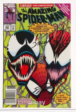 Également Spider-man #363 Kiosque À Journaux Cgc 9.8 Ss 2x Signé Par Stan Lee & Mark Bagley
