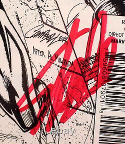 Également Spider-man #8 Pgx 9,4 Variante De Croquis Signée Stan Lee & Campbell +cgc