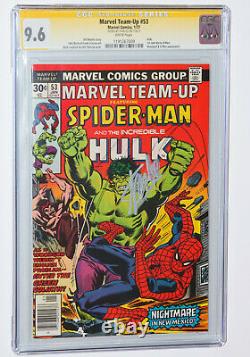 Équipe De Marvel #53 Cgc 9.6 Ss Signé Par Stan Lee! Spider-man, Hulk, Pages Blanchieux