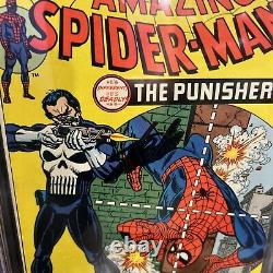 Fantastique Spider-man 129 Cgc 8.5 Signé Par Stan Lee