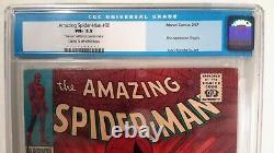 Fantastique Spider-man #50 Cgc 5.5 Signé Par Stan Lee Coa1967 Marvelold Label