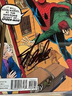Fantastique Spider-man #700 Cgc 9,6 Ss Ditko 1200 Variante Signée Par Stan Lee