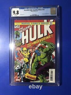 Incroyable Hulk #181 Cgc 9,8 1re Apparence Wolverine Télécopieur Imprimer Comic 2019