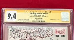 Incroyable Spider-Man 1 Croquis CGC 9.4 Signé par Ramos & Croquis de Stan Lee Seulement 10