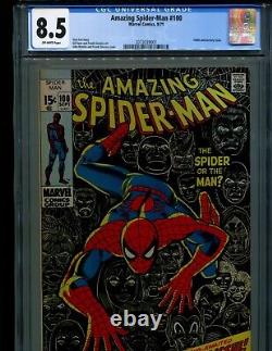 Incroyable Spider-man 100 Cgc 8,5 V1 Marvel 1971! 100e Anniversaire! Lee & Romita