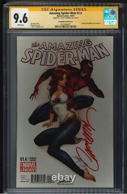Incroyable Spider-man #1.4 Cgc Ss 9.6 Stan Lee Exclusive J. Scott Campbell Mary Ja
