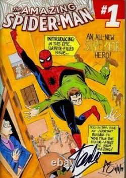 Incroyable Spider-man #1 Ccg Ss 9.8 Stan Lee #700 Ditko Variant Art Original Rare