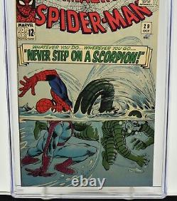 Incroyable Spider-man #29 (1965) Cgc 8.0 2e Apparence Scorpion Stan Lee Marvel
