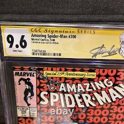 Incroyable Spider-man 300 Cgc 9.6 Signé Par Stan Lee