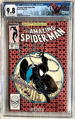 Incroyable Spider-man # 300 Cgc 9.8 Stan Lee, Todd Mcfarlane 1er Venom, 252 Noir