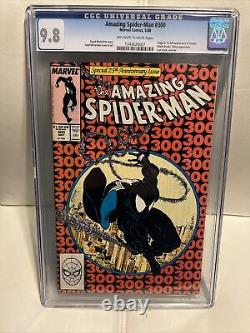 Incroyable Spider-man # 300 Cgc 9.8 Stan Lee, Todd Mcfarlane 1er Venom Owithw Pgs