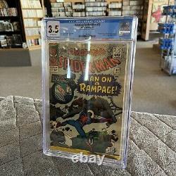 Incroyable Spider-man 32 Cgc 3.5 Stan Lee Steve Ditko 2nd Curt Connors