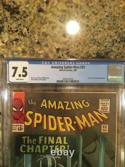 Incroyable Spider-man 33 Cgc 7.5 (1966) Key Stan Lee Steve Ditko Classic! Magnifique