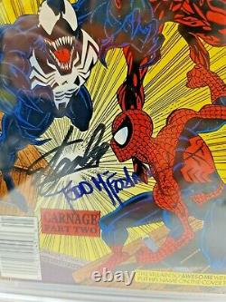 Incroyable Spider-man #362 Cgc 9,8 2x Signé Par Stan Lee & T Mcfarlane! Kiosque À Journaux
