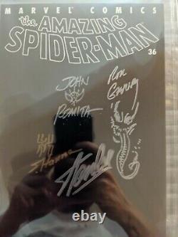 Incroyable Spider-man #36 9.8 Cgc Blank Stan Lee Signé Sketch John Romita Scott