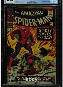 Incroyable Spider-man #40 Cgc 6.0 Origine du Bouffon Vert 1966 Classique Stan Lee Ow