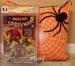 Incroyable Spider-man #40 Cgc 8.5 Ss Stan Lee Art/cover Romita Green Goblin 39