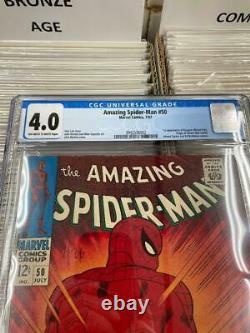 Incroyable Spider-man #50 Cgc 4.0 1er Kingpin! Stan Lee Romita