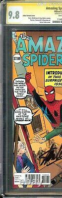 Incroyable Spider-man #700 Cgc 9.8 Cgc Ss Stan Lee 1200 Ditko Variant Marvel 2013