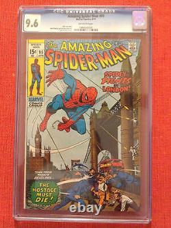 Incroyable Spider-man #95 Cgc 9.6 Spiderman À Londres Stan Lee Romita 2e Plus Haut