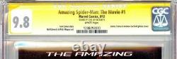Incroyable Spider-man Le Film #1 Cgc Ss 9,8 Stan Lee Variante Photo Cover Or