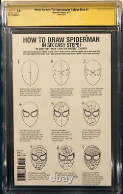 Jae Lee Originalic Sketch Art Cgc 9.8 Spider-man Comic Book Stan Not Cbcs