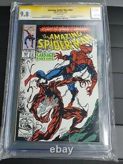 L'incroyable Spider-man #361 Cgc 9.8 Ss Stan Lee Carnage Venom Marvel Comic