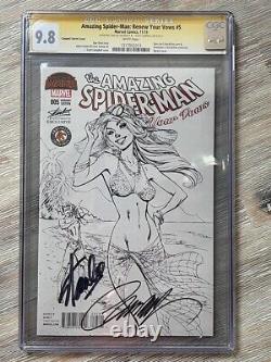 L'incroyable Spider-man Renouvelle Vos Vœux #5, Signé (lee-campbell) Cgc 9.8