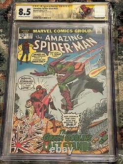 L'incroyable Spiderman #122 Cgc Ss 8.5 Avec Custom Label, Romita & Stan Lee