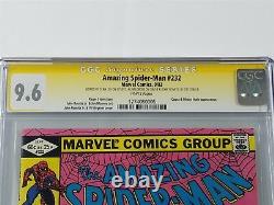 Le Spiderman Amazing #232 Cgc 9,6 Ss X3 Stan Lee Romita Milgrom Marvel Comics