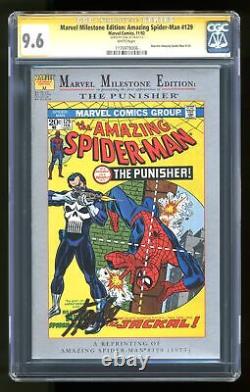 Marvel Milestone Edition Amazing Spider-man #129 Cgc 9,6 Ss Stan Lee 1176978006