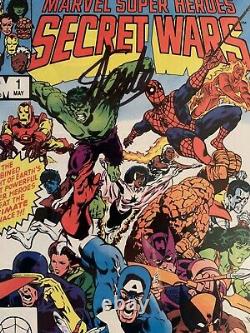 Marvel Super Heroes Secret Wars #1 Cgc Ss 9.8 Signé Stan Lee Beau Sig