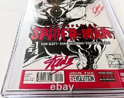 Marvel Superior Spider-man #1 Variante Cgc 9.8 Signé Par Stan Lee & Dan Slott