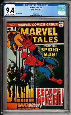 Marvel Tales #48 (1973) Cgc 9.4! Homme-araignée! C'est Stan Lee! Couverture Classique John Romita