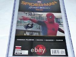 Marvel's Spider-man Homecoming Prelude #2 Cgc Ss Signature Autographe Stan Lee