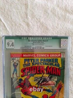 Peter Parker Le Spectaculaire Spider-Man #1 Signé Par Stan Lee Évalué par CGC 9.4