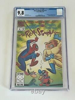 Red & Stimpy Comic #6 Cgc 9,8 Nm/mint Comparances Spider-man Mary Jane Stan Lee