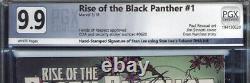 Rise Of The Black Panther #1 Stan Lee Encre D'adn Solvent Signature Pgx 9,9 Pas Cgc