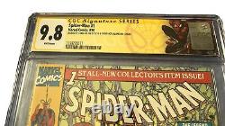 SPIDER-MAN 1 TOURMENT CGC 9.8 SIGNÉ PAR STAN LEE & MCFARLANE Étiquette Rare SpiderMan