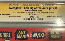 'SS CGC 9.8 Avengers 1 Arrivée Stan Lee Romita Jr Signé @PREMIERE Limitée 1500'