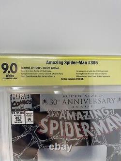 Signature Du Spider-man #365 Cbcs 9.0 Stan Lee Signé 30e Anniversaire Cgc