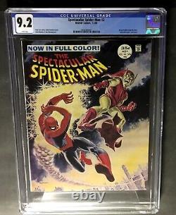 Spectaculaire Spider-man #2 Cgc 9.2 Wp Green Goblin Stan Lee Marvel Comics 1968