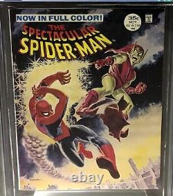 Spectaculaire Spider-man #2 Cgc 9.2 Wp Green Goblin Stan Lee Marvel Comics 1968