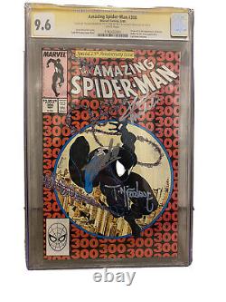 SpiderMan étonnant n°300 CGC 9.6 1988, signé 3 fois par Stan Lee, McFarlane et Micheline