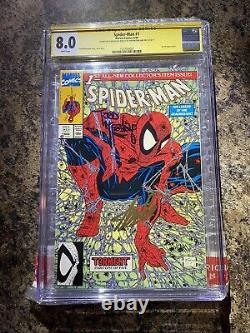 Spider-Man #1 Tourment CGC SS 8.0 Signé par Stan Lee et Todd McFarlane
