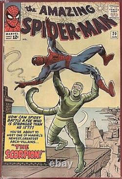 Spider-Man Extraordinaire #20 Ditko, Stan Lee CGC Blue Label 7.5! Première apparition de Scorpion