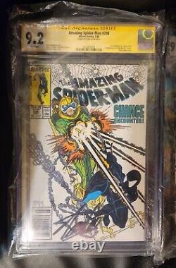 Spider-Man Incroyable #298 et #299 CGC. 1er McFarlane ASM. #298 signé par Stan Lee