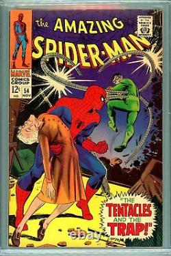 Spider-Man Incroyable #54 noté CGC 6.5 Romita c/a Stan Lee-s - Doc Octopus c/s