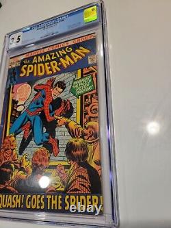 Spider-Man Incroyable n°106 CGC 3.5 1972 Stan Lee Bronze Age Spider Slayer Nouveau Coffret
