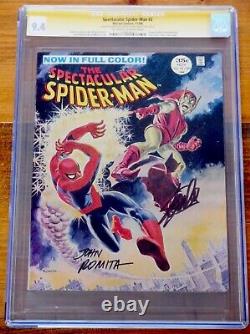 Spider-Man Spectaculaire #2 1968 Cgc 9.4 Série Signature Signée par Stan Lee & Romita